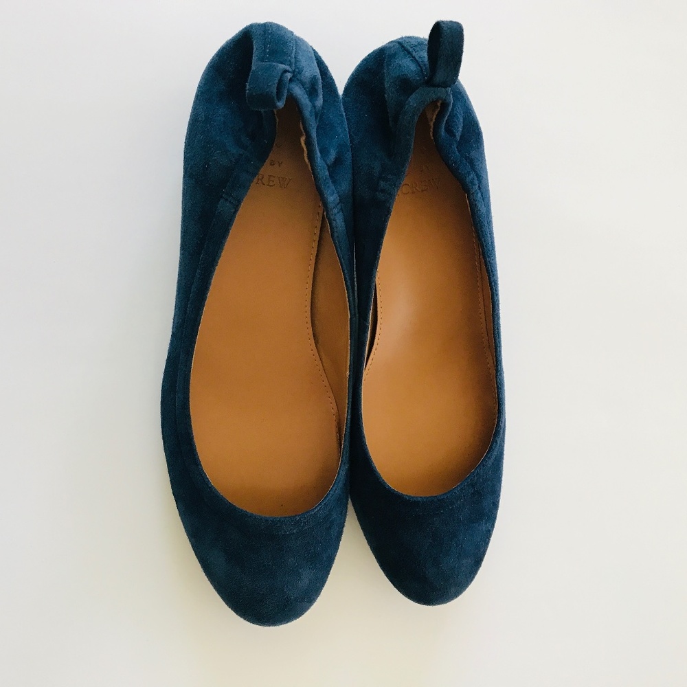 J.Crew Heeled Flats Pumps- Like NEW! - Picture 2 of 7